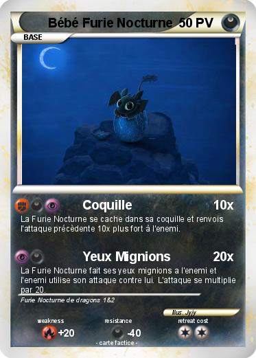 Pokemon Bébé Furie Nocturne