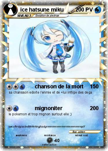 Pokemon ice hatsune miku