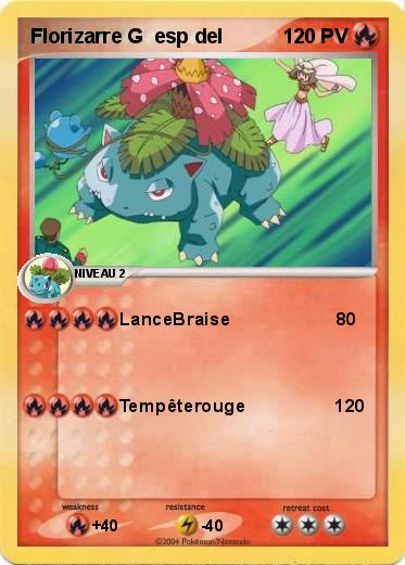 Pokemon Florizarre G  esp del