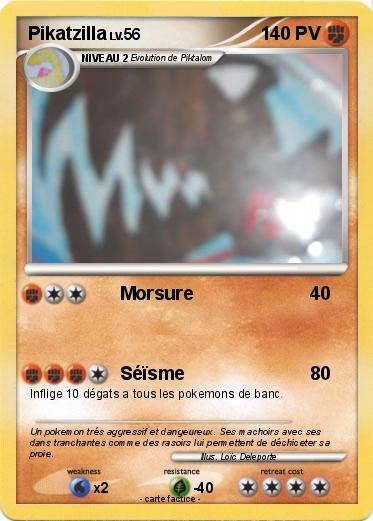 Pokemon Pikatzilla