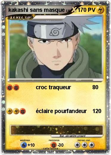 Pokemon kakashi sans masque