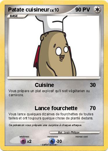 Pokemon Patate cuisineur