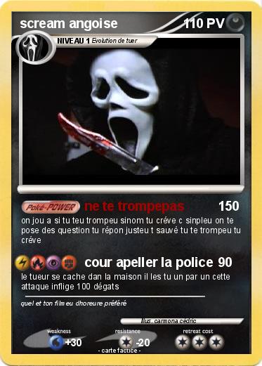 Pokemon scream angoise