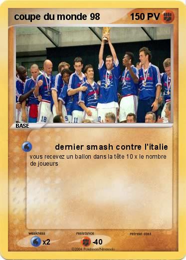 Pokemon coupe du monde 98