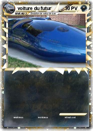 Pokemon voiture du futur