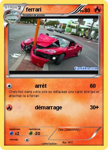 Pokemon ferrari
