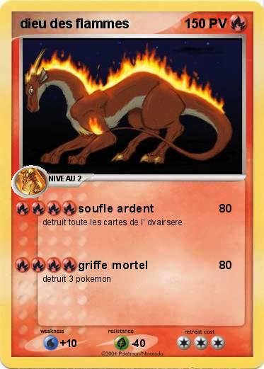 Pokemon dieu des flammes 