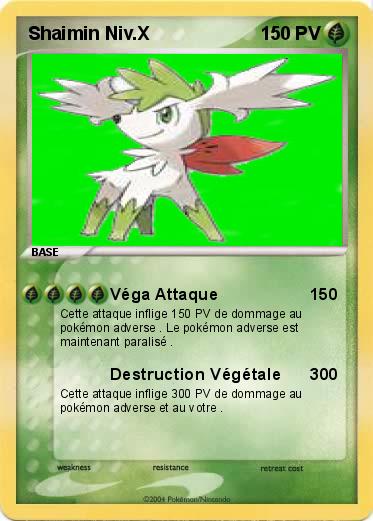 Pokemon Shaimin Niv.X