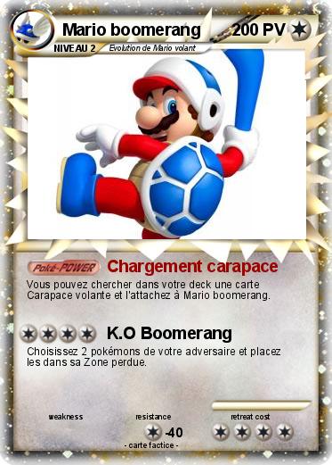 Pokemon Mario boomerang