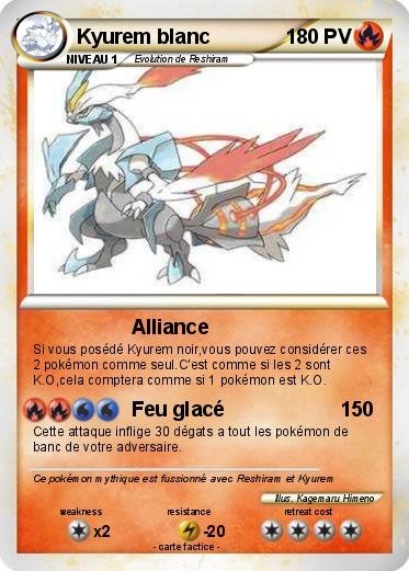 Pokemon Kyurem blanc