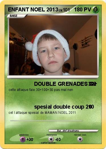 Pokemon ENFANT NOEL 2013