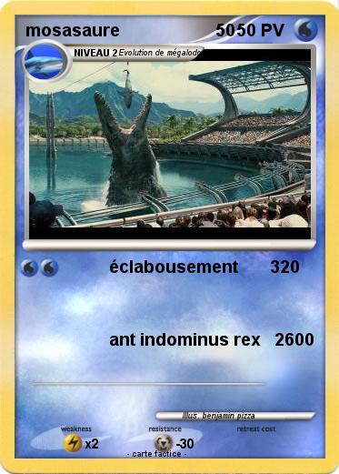 Pokemon mosasaure                     50