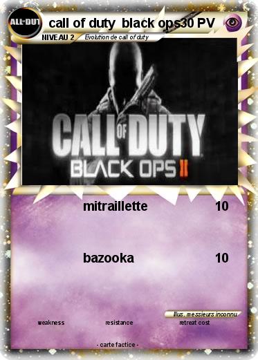 Pokemon call of duty  black ops