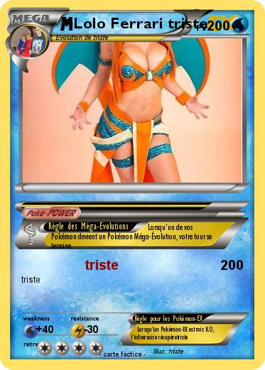 Pokemon Lolo Ferrari triste