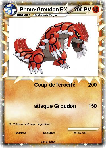 Pokemon Primo-Groudon EX