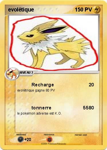 Pokemon evolétique                                                                           