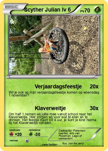 Pokemon Scyther Julian lv 6