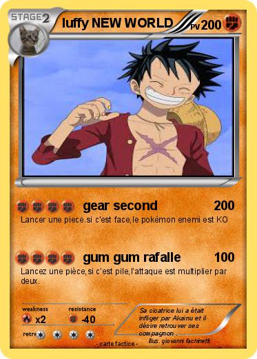 Pokemon luffy NEW WORLD