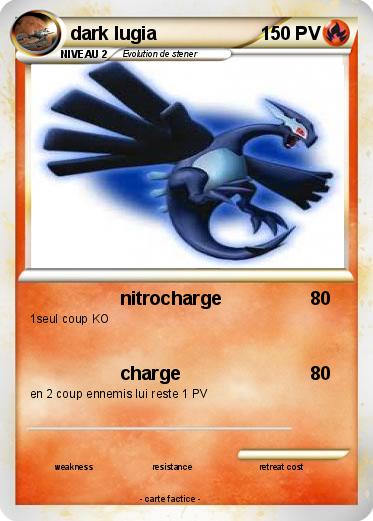 Pokemon dark lugia