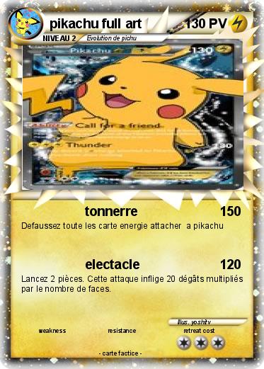 Pokemon pikachu full art