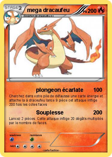 Pokemon mega dracaufeu