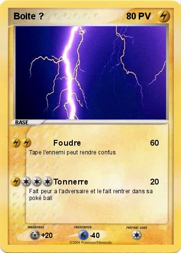 Pokemon Boite ?
