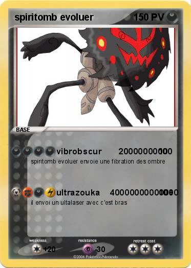 Pokemon spiritomb evoluer