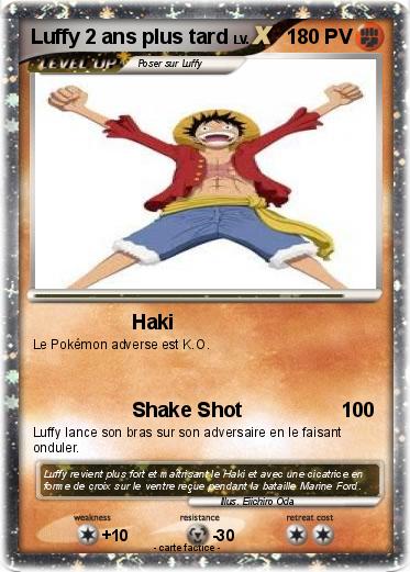 Pokemon Luffy 2 ans plus tard
