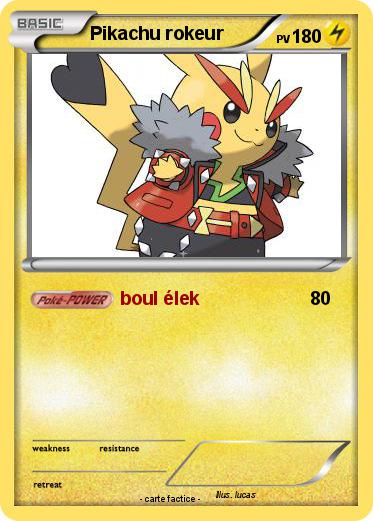 Pokemon Pikachu rokeur