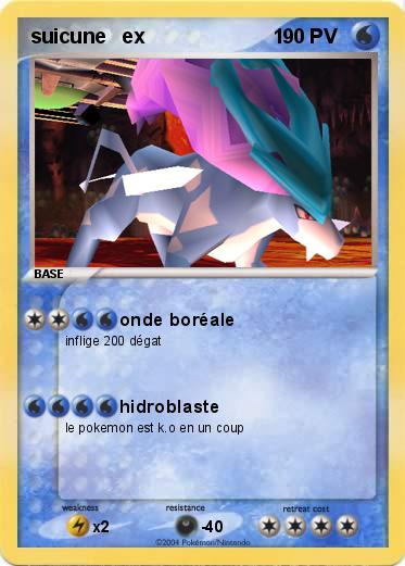 Pokemon suicune   ex                       1     
