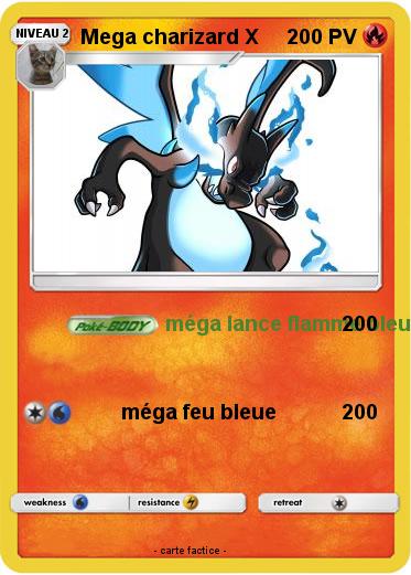 Pokemon Mega charizard X
