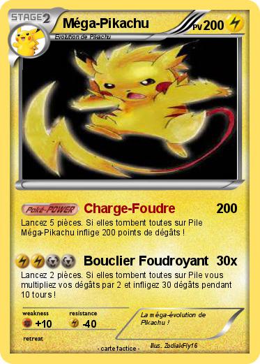 Pokemon Méga-Pikachu