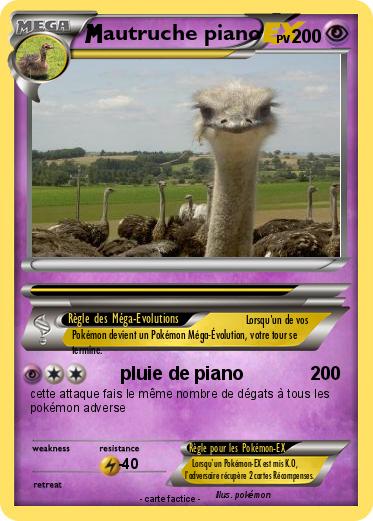 Pokemon autruche piano