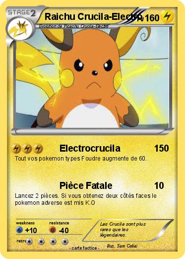 Pokemon Raichu Crucila-Electro