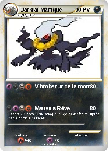 Pokemon Darkrai Malfique