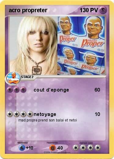 Pokemon acro propreter