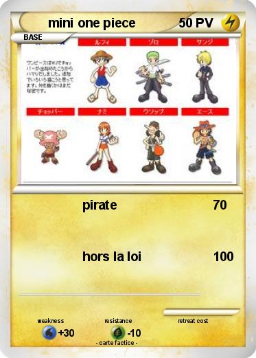 Pokemon mini one piece