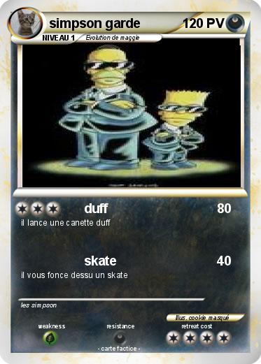 Pokemon simpson garde