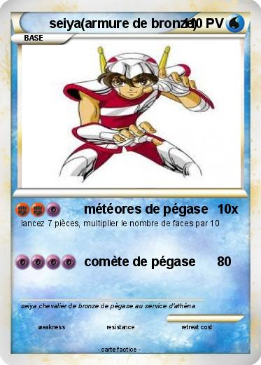 Pokemon seiya(armure de bronze)