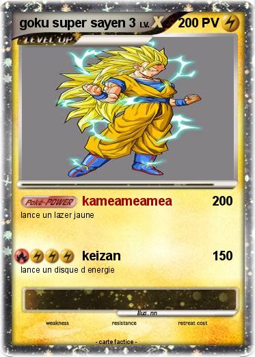 Pokemon goku super sayen 3