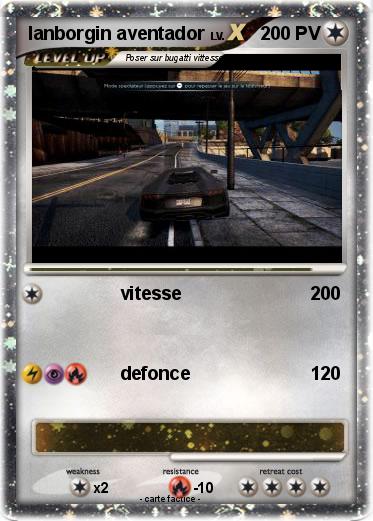 Pokemon lanborgin aventador