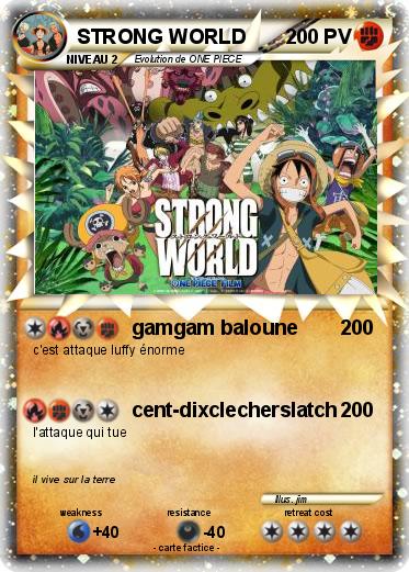 Pokemon STRONG WORLD