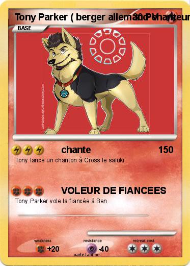 Pokemon Tony Parker ( berger allemand chanteur )