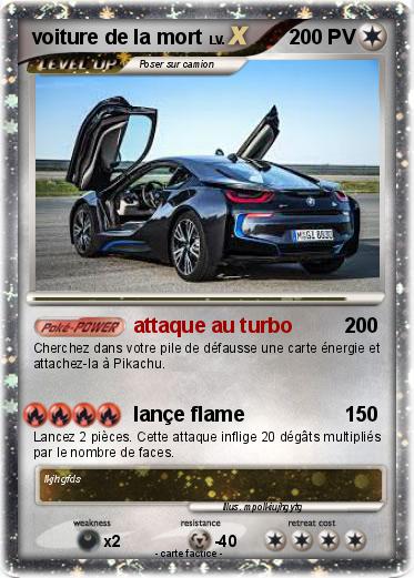 Pokemon voiture de la mort