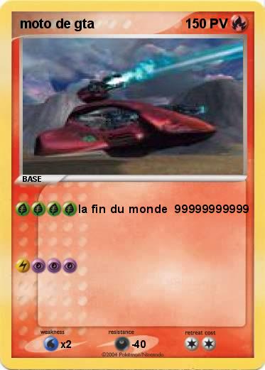 Pokemon moto de gta                                                        10000000