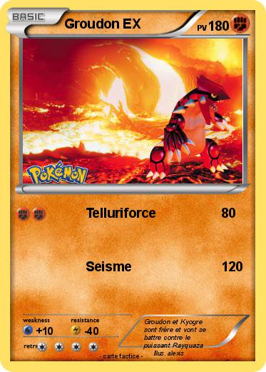 Pokemon Groudon EX