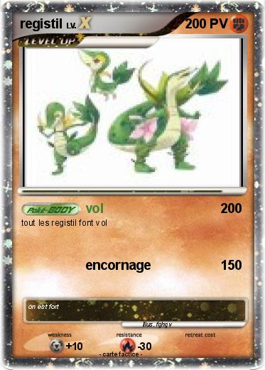 Pokemon registil