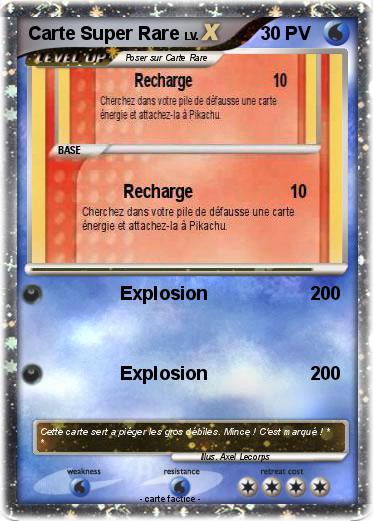 Pokemon Carte Super Rare