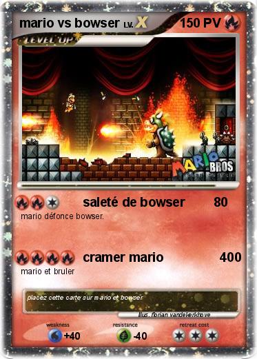 Pokemon mario vs bowser