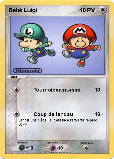 Pokemon Bébé Luigi